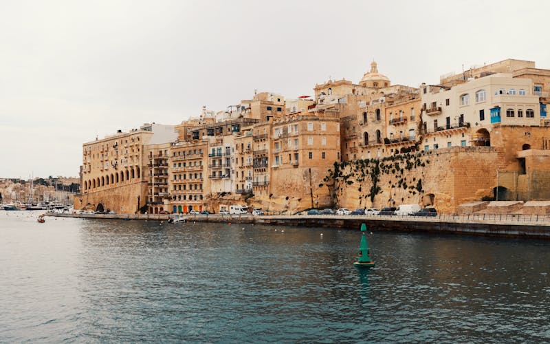 Mediterranean coastline of Malta